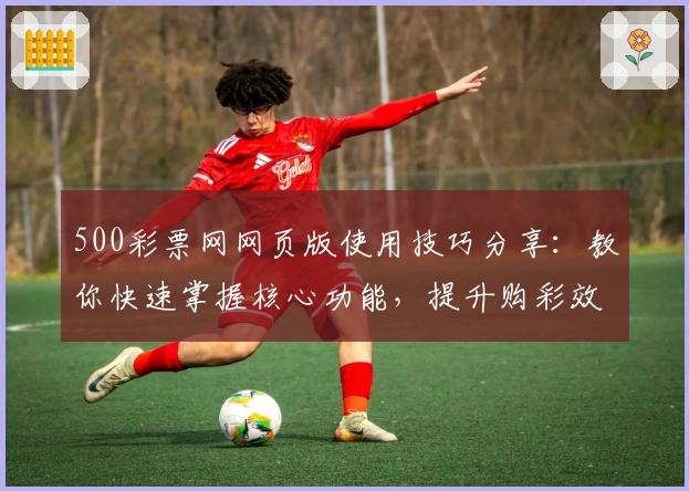 500彩票网网页版使用技巧分享：教你快速掌握核心功能，提升购彩效率